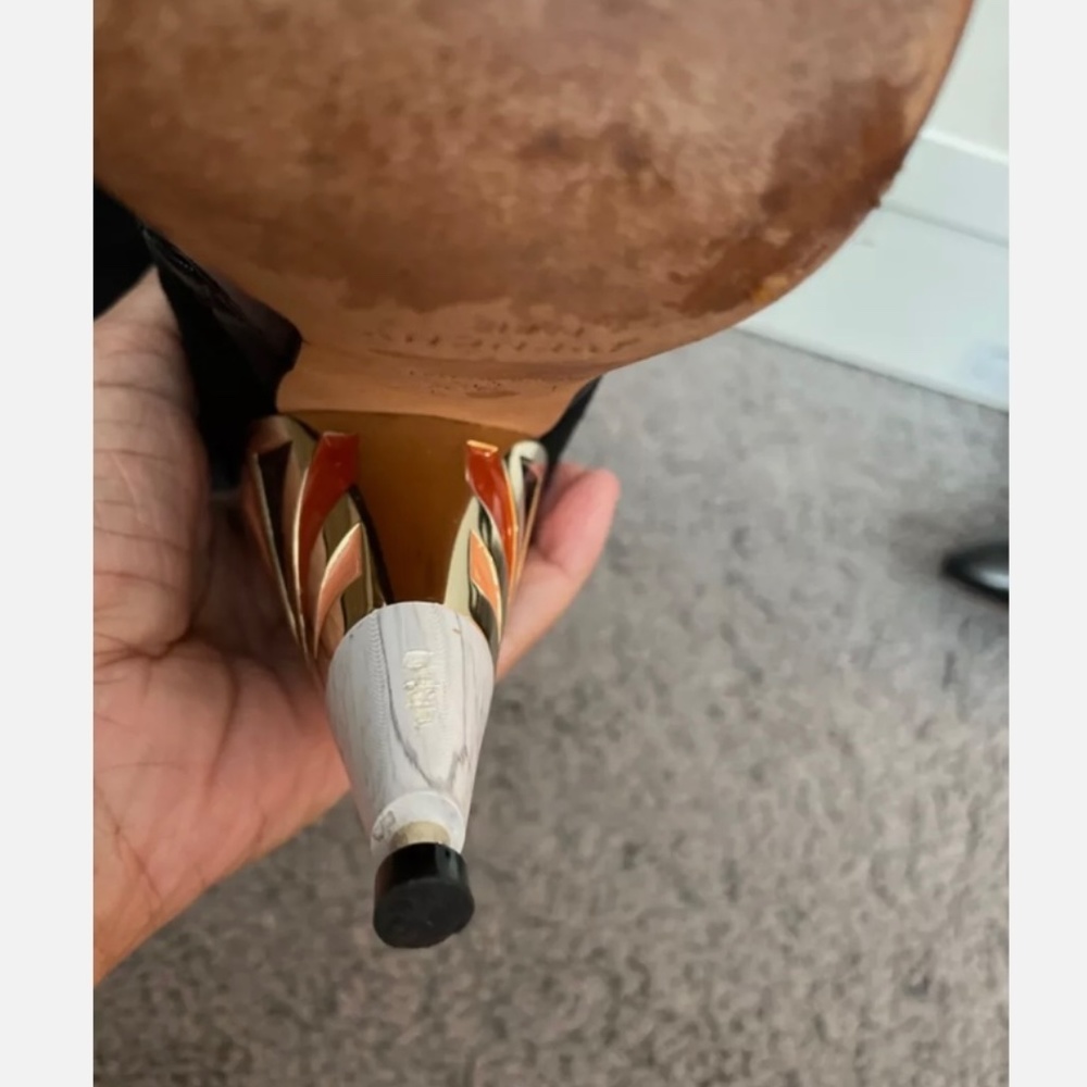 GIVENCHY Suede and Leather Over the knee Boots with Cone Enamel Heel Size 8.5 - Picture 7 of 11